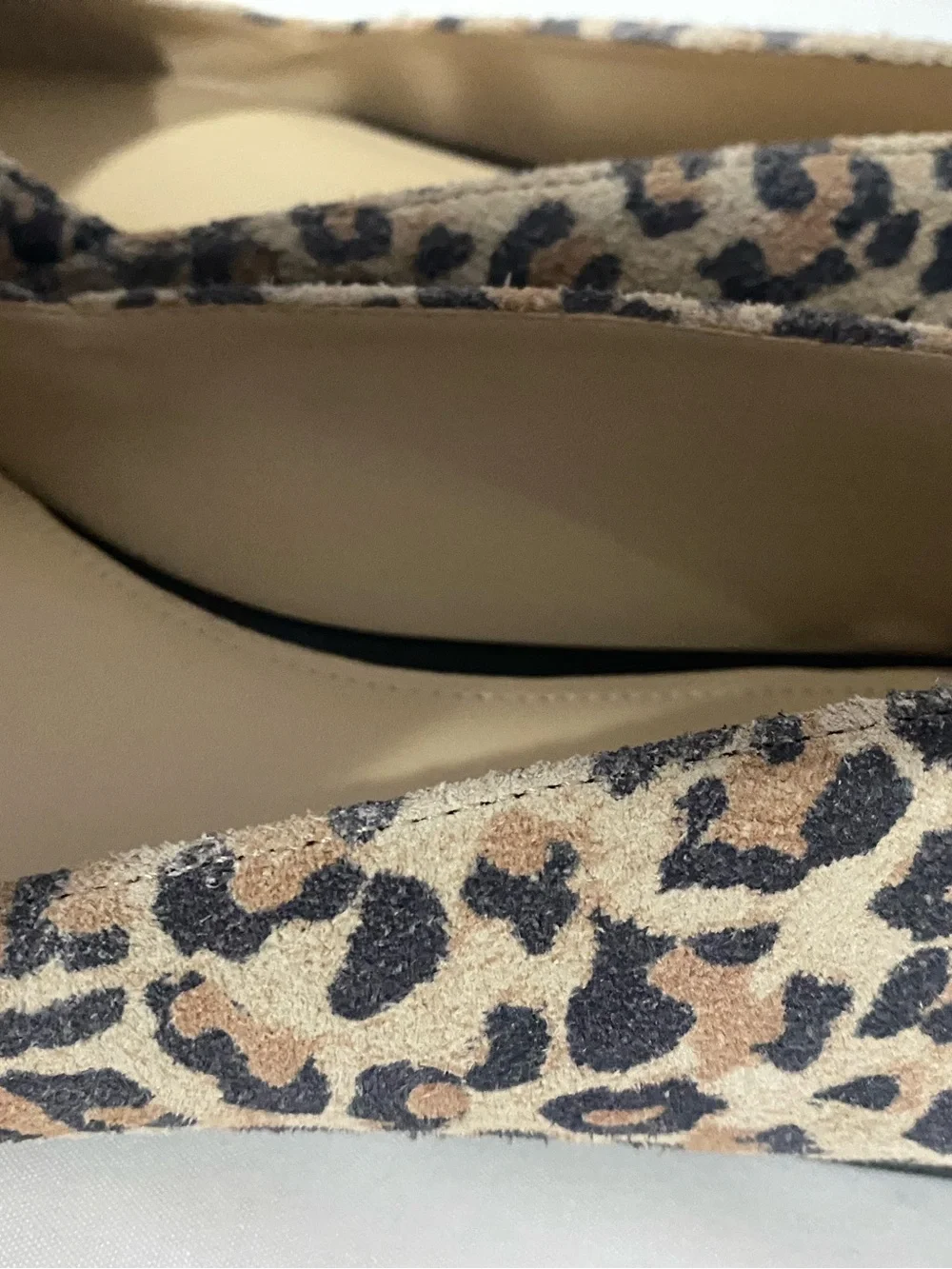 Women’s Cheetah Print Ballerina Flats Size 7.5 New